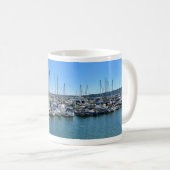 Gelassenheit im Hafen Kaffeetasse (VorderseiteRechts)