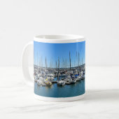 Gelassenheit im Hafen Kaffeetasse (Vorderseite Links)