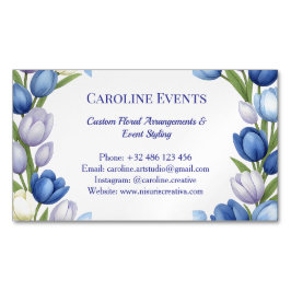 Gelassenheit in der Wohngestaltung Blütenpastel Tu Magnetische Visitenkarte