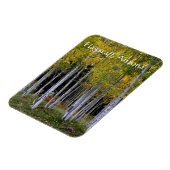 Gelassenheit in Gold und Green Aspen's Vorreiterte Magnet (Linke Seite)