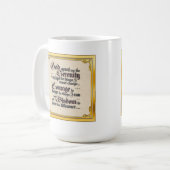 Gelassenheit Kaffeetasse (Vorderseite Links)