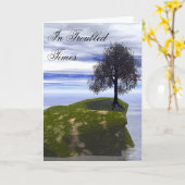 Gelassenheit Karte (Gelbe Blume)