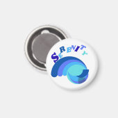 Gelassenheit Magnet (Vorderseite/Rückseite)