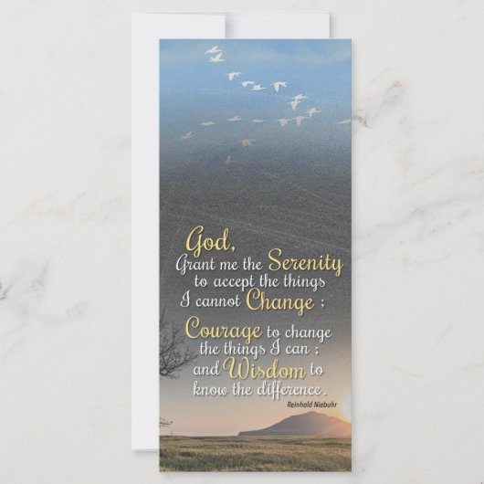 Gelassenheit, Mut und Weisheit (Vorderseite)