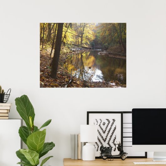 Gelassenheit Poster (Heimbüro)