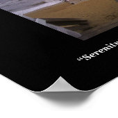 Gelassenheit Poster (Ecke)