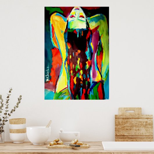 Gelassenheit Poster (Küche)