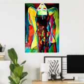 Gelassenheit Poster (Heimbüro)