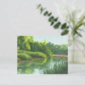 Gelassenheit Postkarte (Stehend Vorderseite)