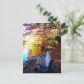 Gelassenheit Postkarte (Stehend Vorderseite)