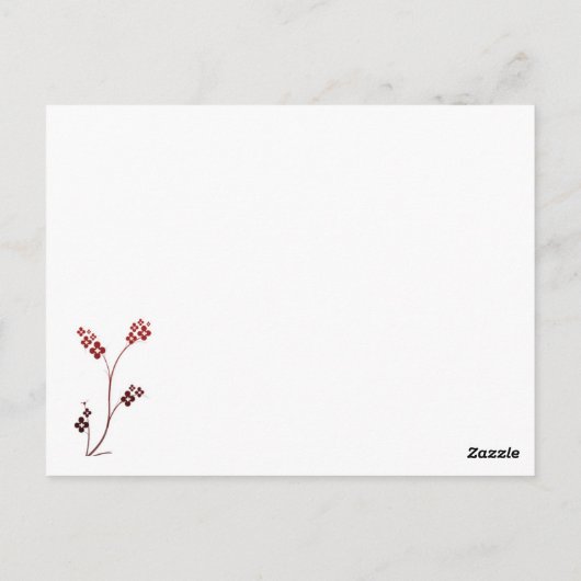 Gelassenheit Postkarte (Rückseite)