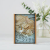 Gelassenheit Postkarte (Stehend Vorderseite)