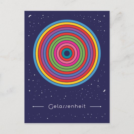 Gelassenheit Postkarte (Vorderseite)