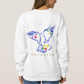 Gelassenheit Sweatshirt (Rückseite)