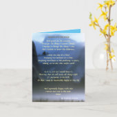 Gelassenheitsgebet Karte (Gelbe Blume)