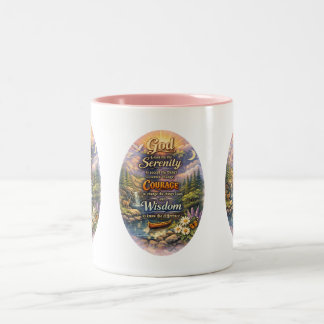 Gelassenheitsgebet Zweifarbige Tasse
