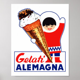 GELATI ALEMAGA POSTER