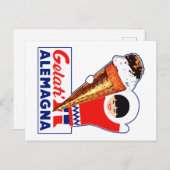GELATI ALEMAGNA POSTKARTE (Vorne/Hinten)