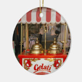 Gelati, italienische Eiscreme Keramikornament (Links)