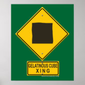 Gelatine Cube XING Poster (Vorne)
