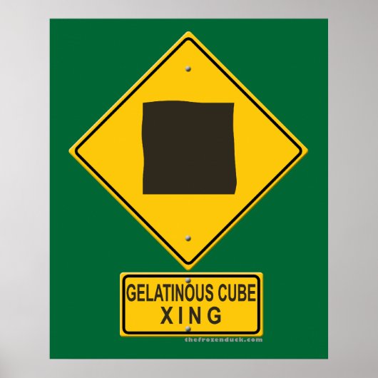 Gelatine Cube XING Poster (Vorne)