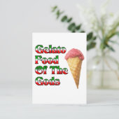 Gelatine Food of the Goods Postkarte (Stehend Vorderseite)