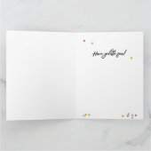 Gelato Fun Geburtstag geklappte Grußkarte Karte (Innenseite)