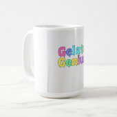 Gelato Genius. Kaffeetasse (Vorderseite Links)