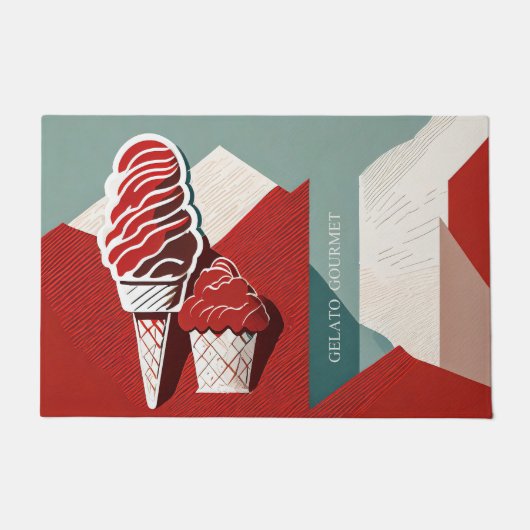 Gelato Gourmet Doormat Fußmatte (Vorderseite)