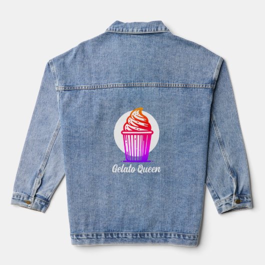 Gelato Queen Jeansjacke (Rückseite)