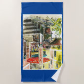 Gelato Stopp Strandtuch (Vorderseite)