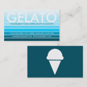 GELATO-Uhr Visitenkarte (Vorne/Hinten)