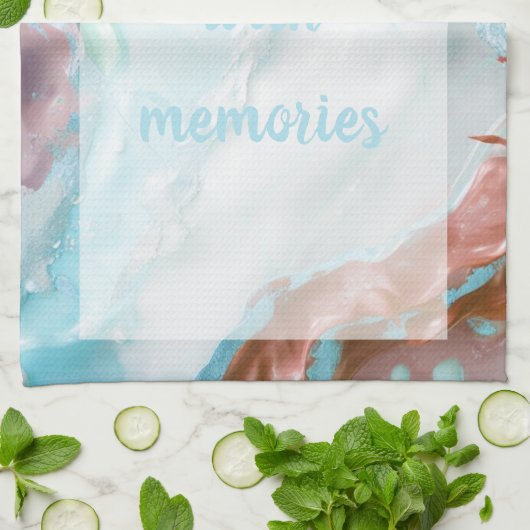 Gelato - Weiß Geschirrtuch (Gefaltet)