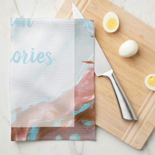 Gelato - Weiß Geschirrtuch (Viertel Falte)