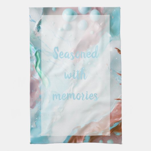 Gelato - Weiß Geschirrtuch (Vertikal)