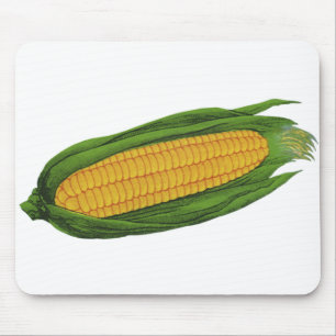 Geläufiges Essen Gemüse; Gelber Maiskolben Mousepad