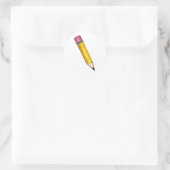Gelb #2 Aufkleber für den Stift Pink-Radierer der (Tasche)