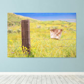 Gelb 2 leinwanddruck (Insitu (Holzboden))