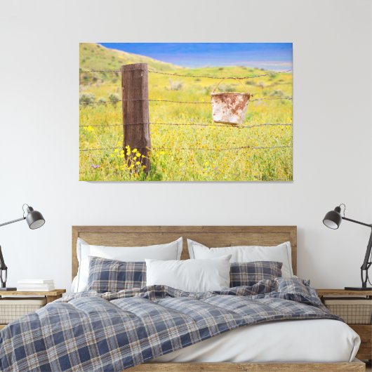 Gelb 2 leinwanddruck (Insitu (Schlafzimmer))