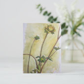 "Gelb 2" Postkarte (Stehend Vorderseite)