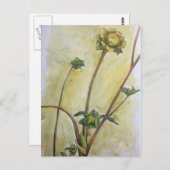 "Gelb 2" Postkarte (Vorne/Hinten)