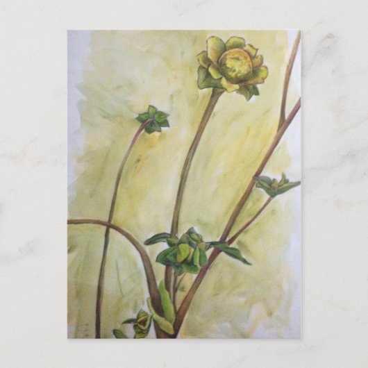 "Gelb 2" Postkarte (Vorderseite)