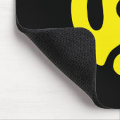 Gelb-45-Distanzgrafik Mousepad (Ecke)