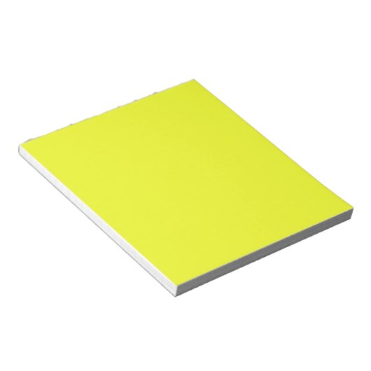 Gelb 5,5" x 6" Notepad - 40 Seiten Notizblock (angewinkelt)