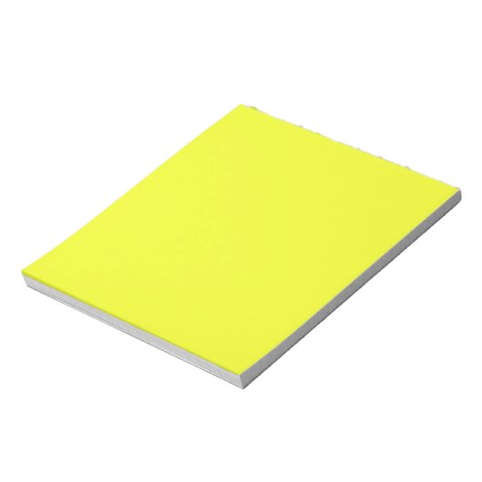 Gelb 5,5" x 6" Notepad - 40 Seiten Notizblock (Rotiert)