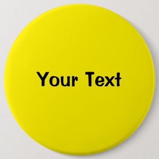 Gelb 6" Vorlage für benutzerdefinierte Texttasten Button