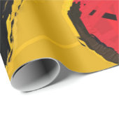 Gelb Abstrakt Geschenkpapier (Rolleneckpunkt)