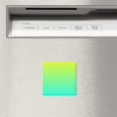 Gelb-Aqua-Verlauf Magnet (In Situ (Geschirrspüler))