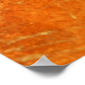 Gelb auf Orange Paintball Poster (Ecke)