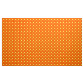Gelb auf Orange Polka Dots Design Stoff (Yard (91,4 cm))